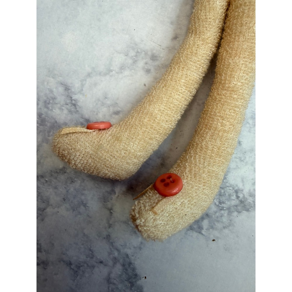 Vtg Lee & Lee Dallas Teddy Bear Plush Victorian Eyelet Dress Bonnet Cream 14" - Picture 11 of 12